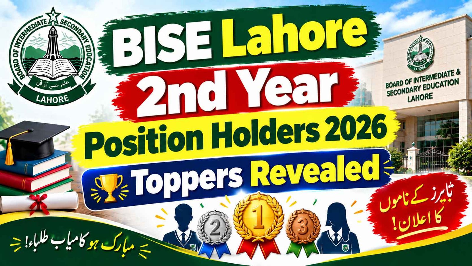 BISE Lahore 2nd Year Position Holders 2026